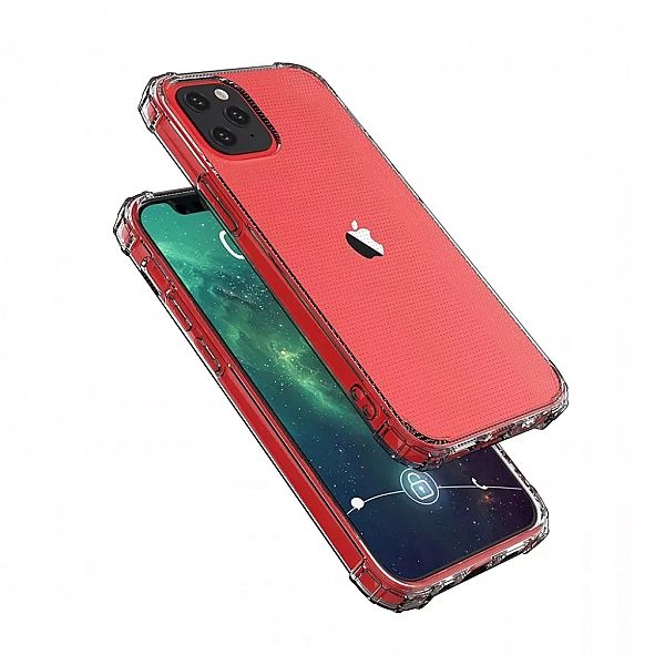 Etui Bezbarwne A- Shock + Szkło do iPhone 12 Mini