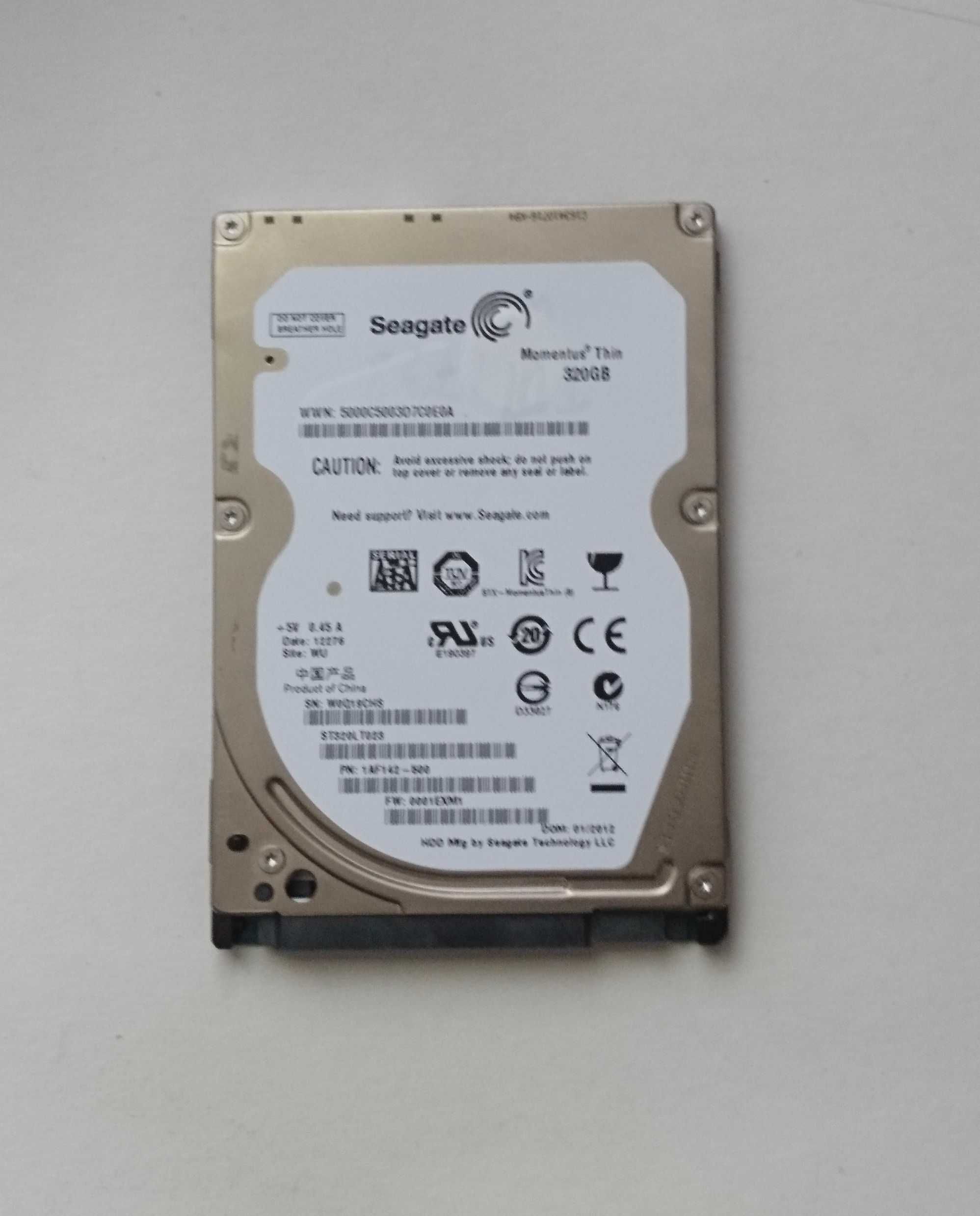 Dysk 2.5"   320GB do laptopa SEAGATE