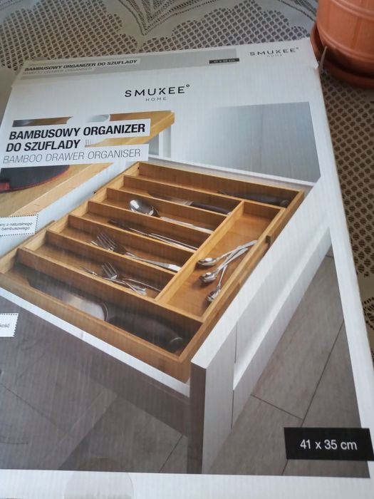 Organizer bambusowy do szuflady