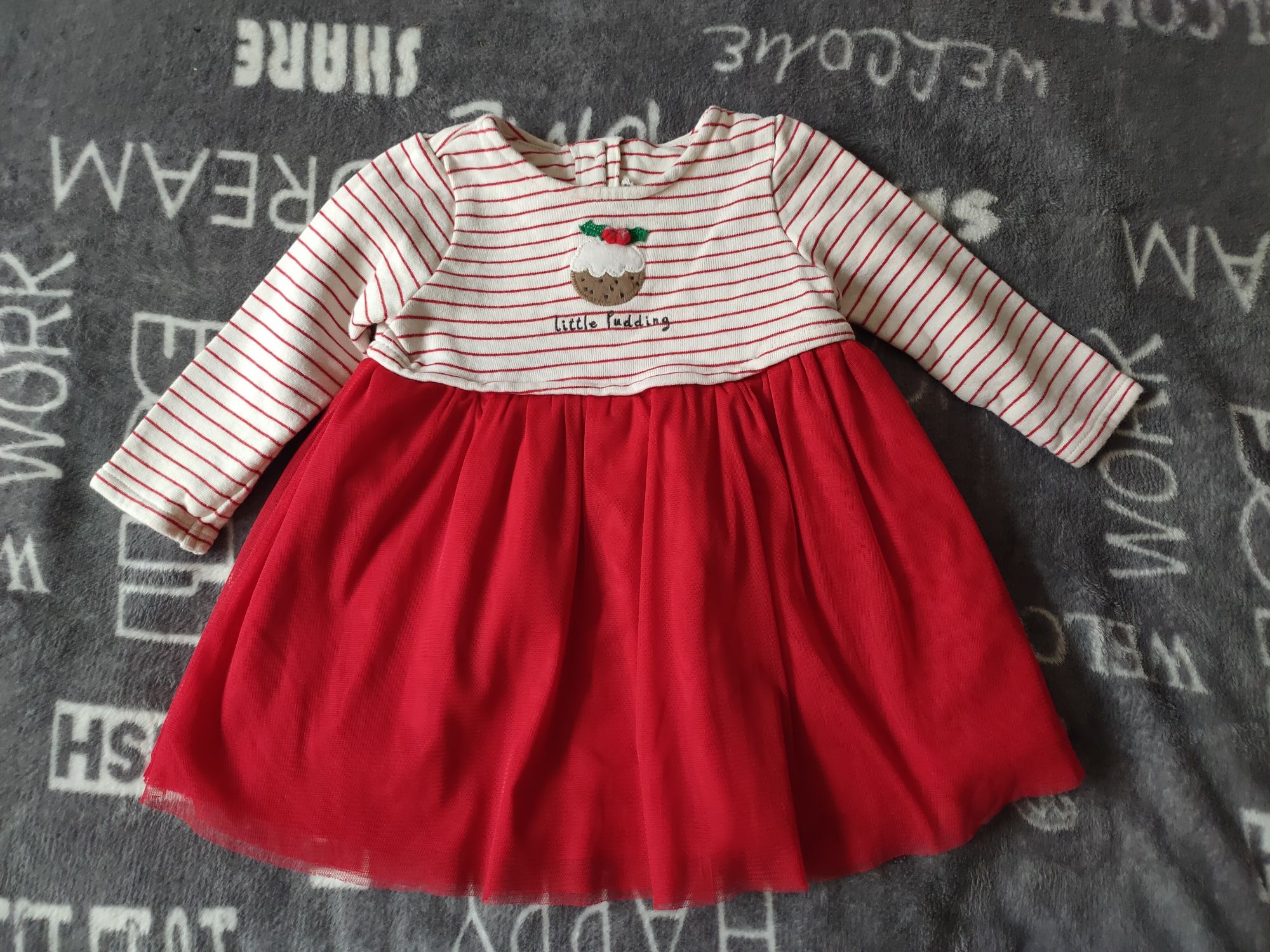 Sukienka Next rozm. 9-12 m-cy