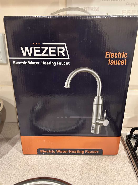 Проточний електро-кран 3300W WEZER СТАЛЬ