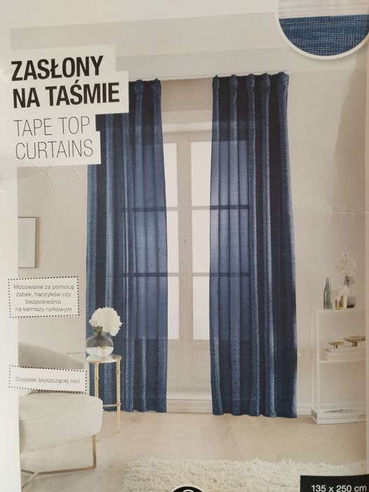 Zasłony 2sztuki 135x250