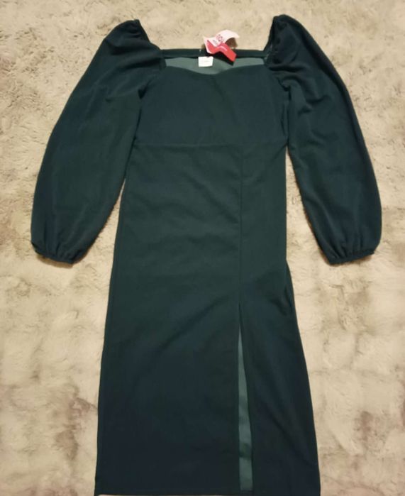 Nowa sukienka butelkowa zieleń Pakuten L/XL