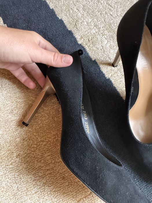 Лодочки на каблуку Туфлі жіночі Взуття чорне