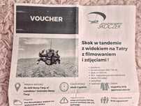 Sprzedam voucher na skok ze spadochronem w tandemie film +foto