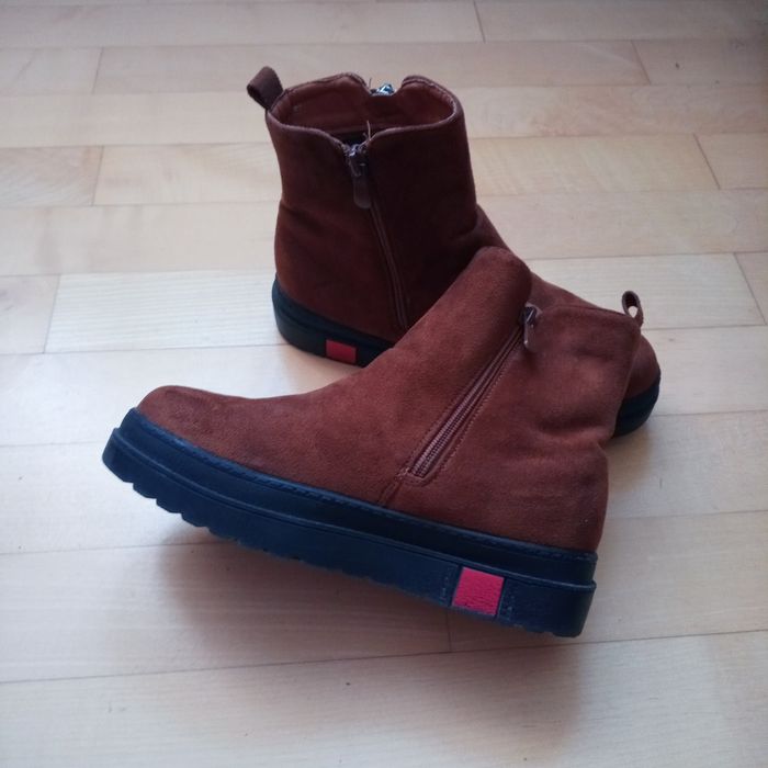 Botki damskie roz 37