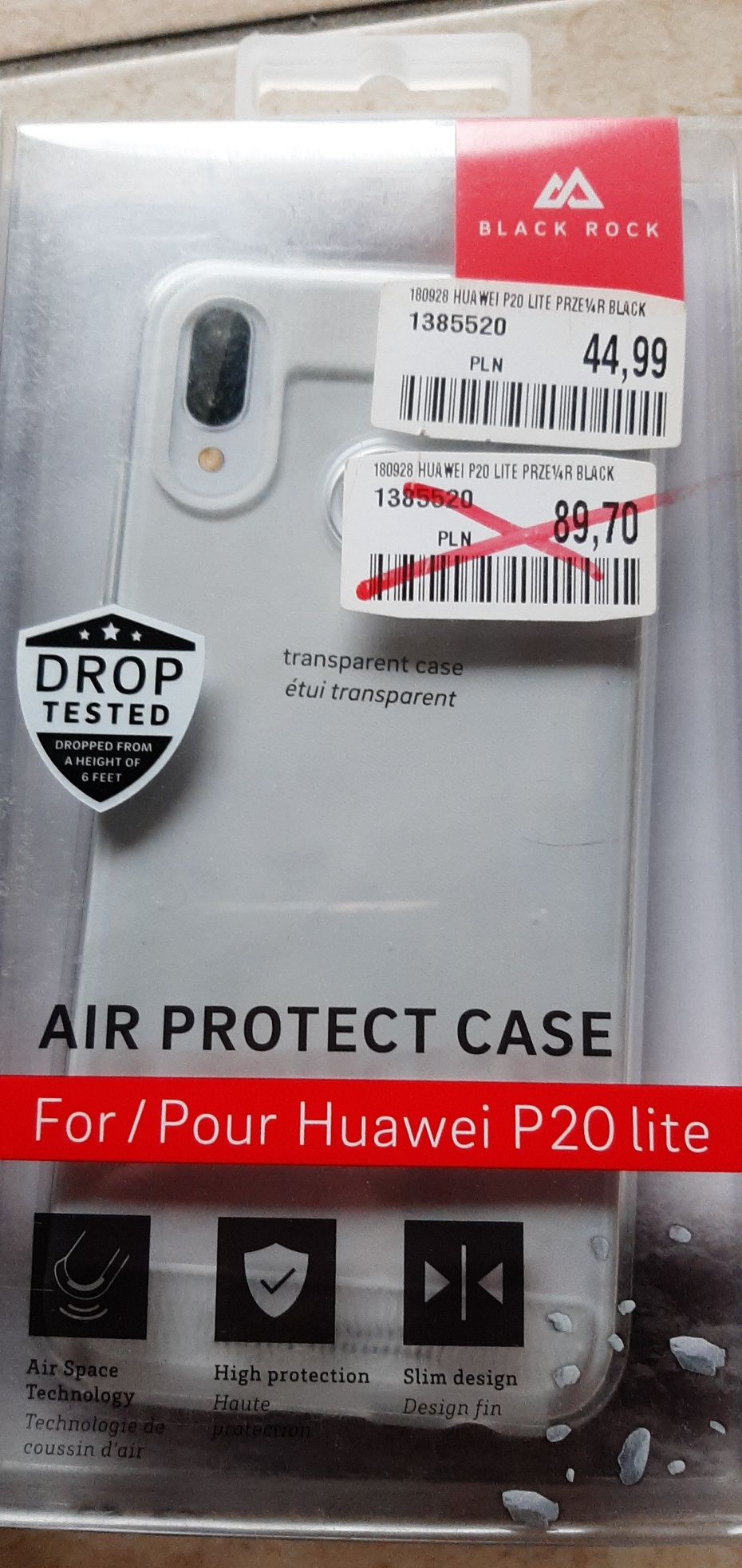 Huawei p20 Case etui p20 Lite Air Protect transparentny Ultra Thin