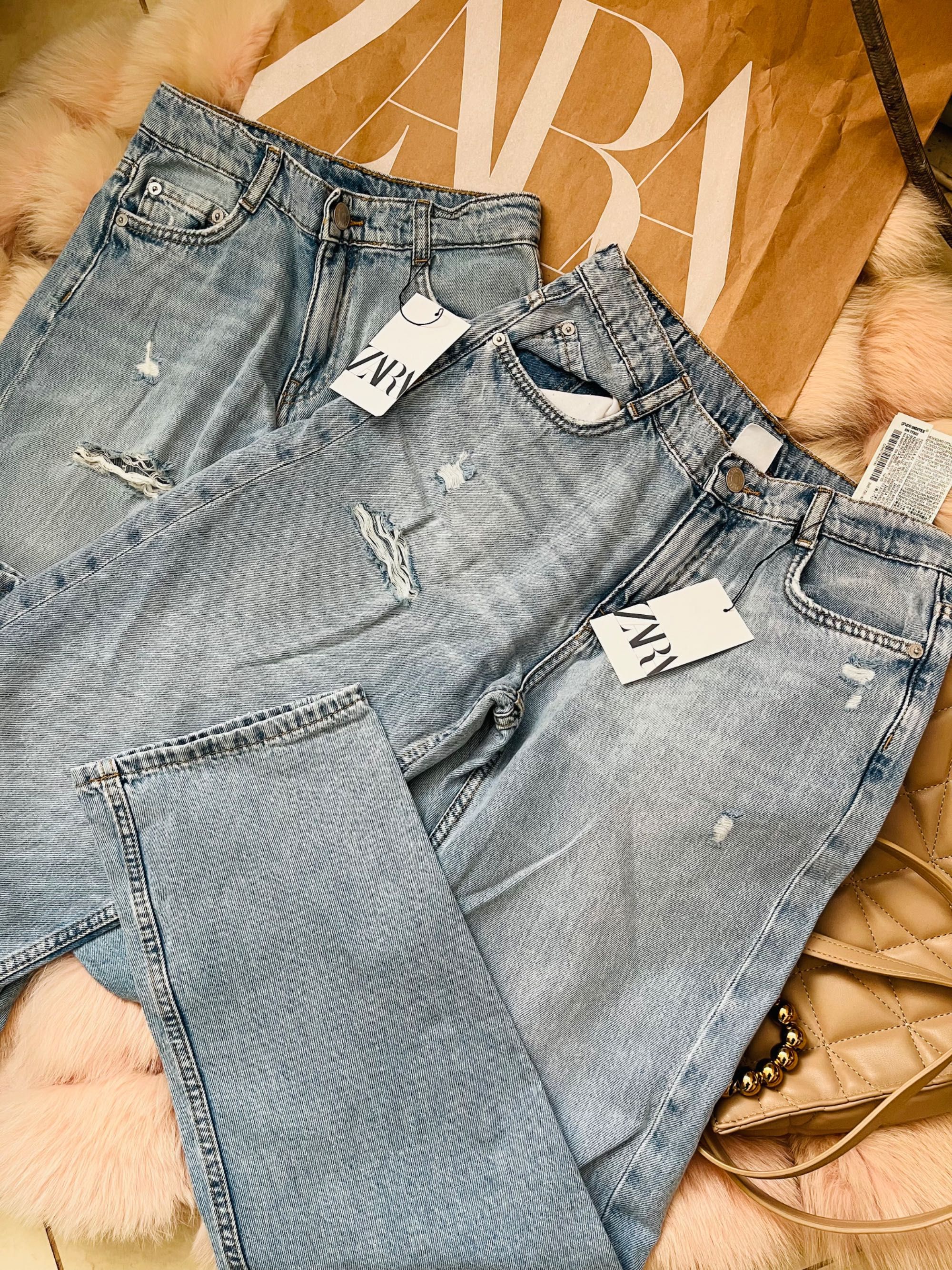 Джинси вільного крою Zara вільні джинси свободные джинсы Зара