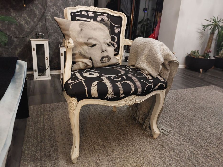 Krzesło fotel ludwik