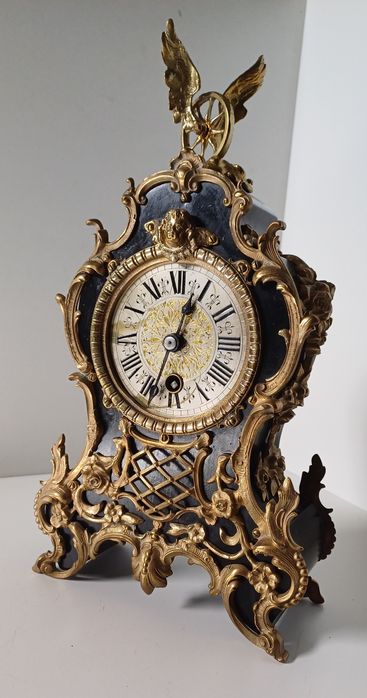 Zegar Lenzkirch czarny 1886 rok