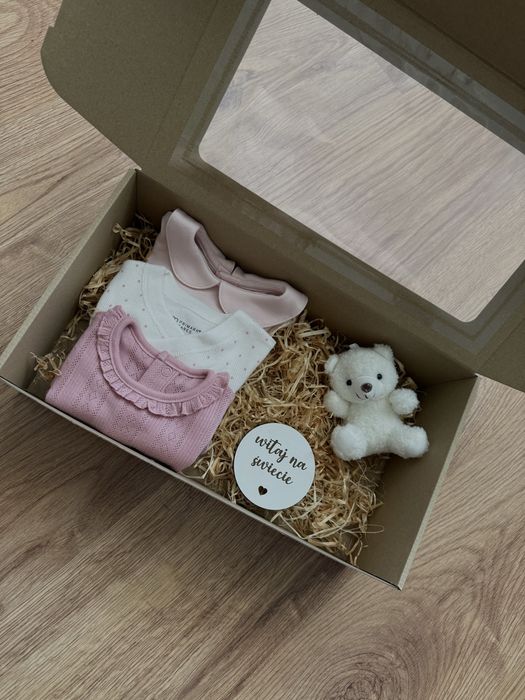 Zestaw prezentowy dla dziewczynki, prezent na narodziny dziecka