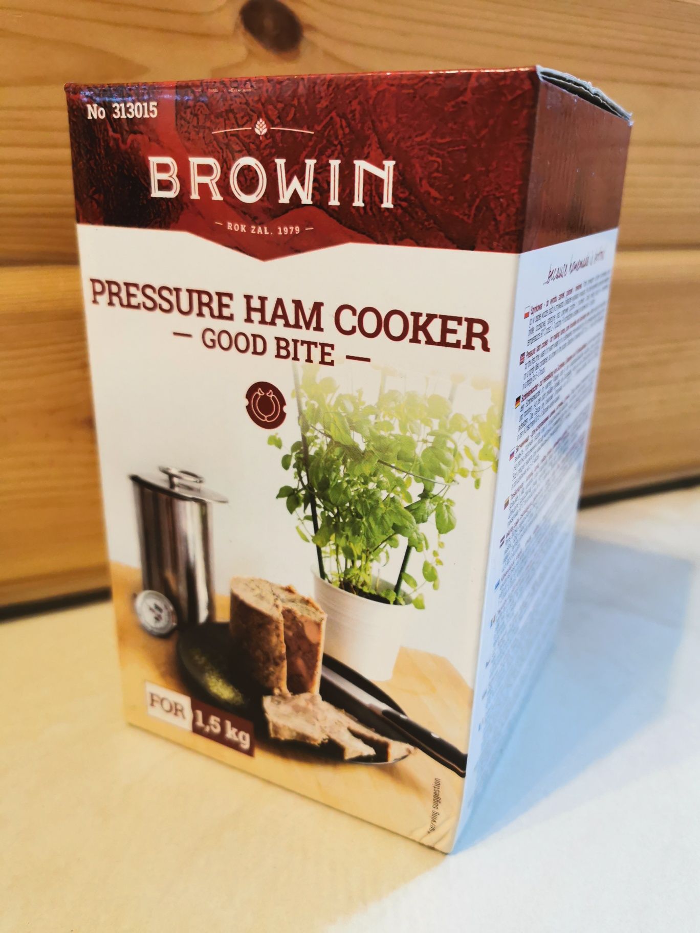 Nowy szynkowar Browin na 1,5kg + termometr