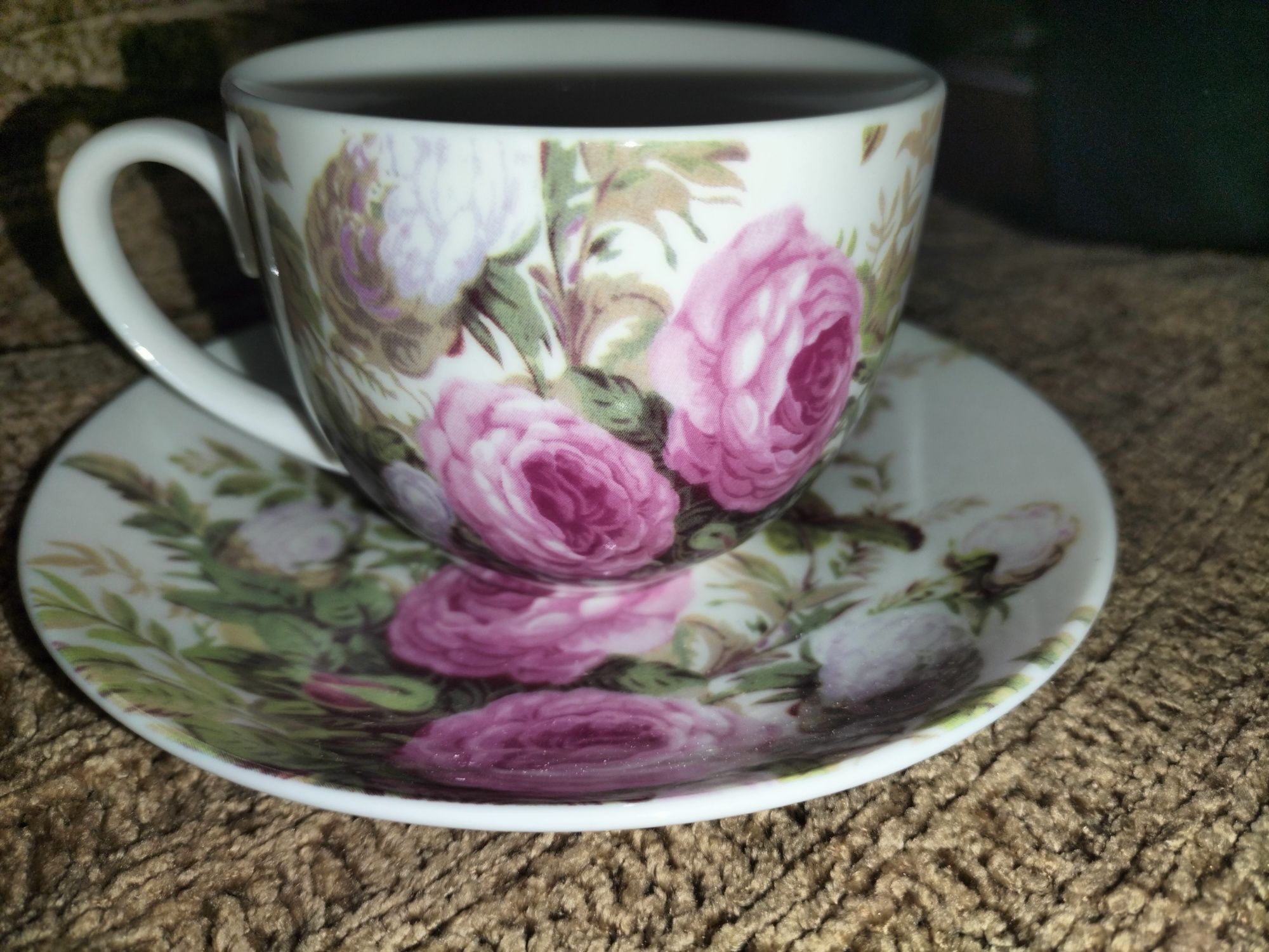 Chávena e Pires Porcelana Fina Inglesa