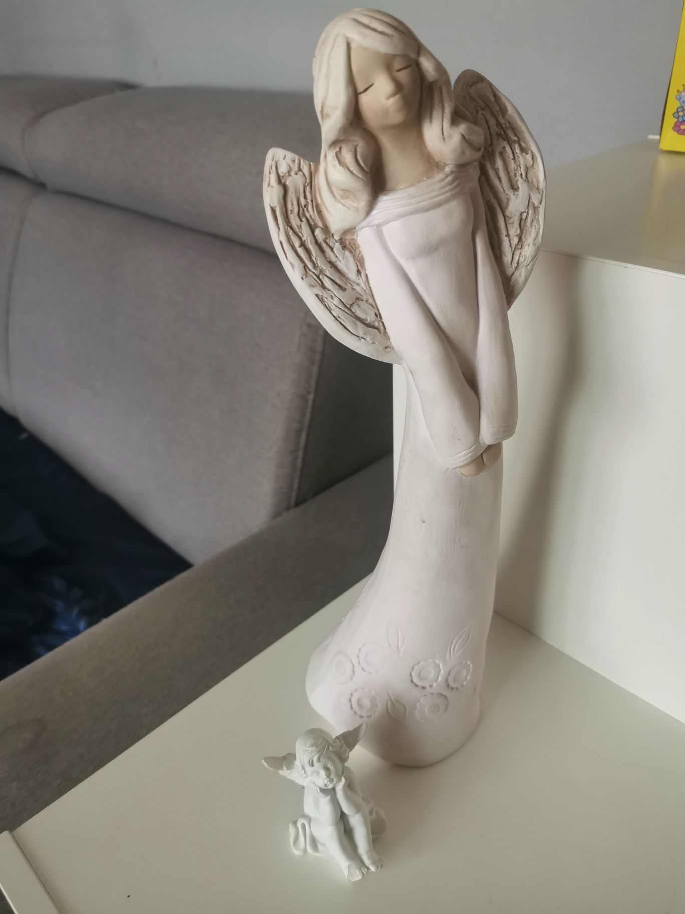 Aniołki porcelana