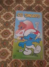 Cassete VHS Os Smurfs