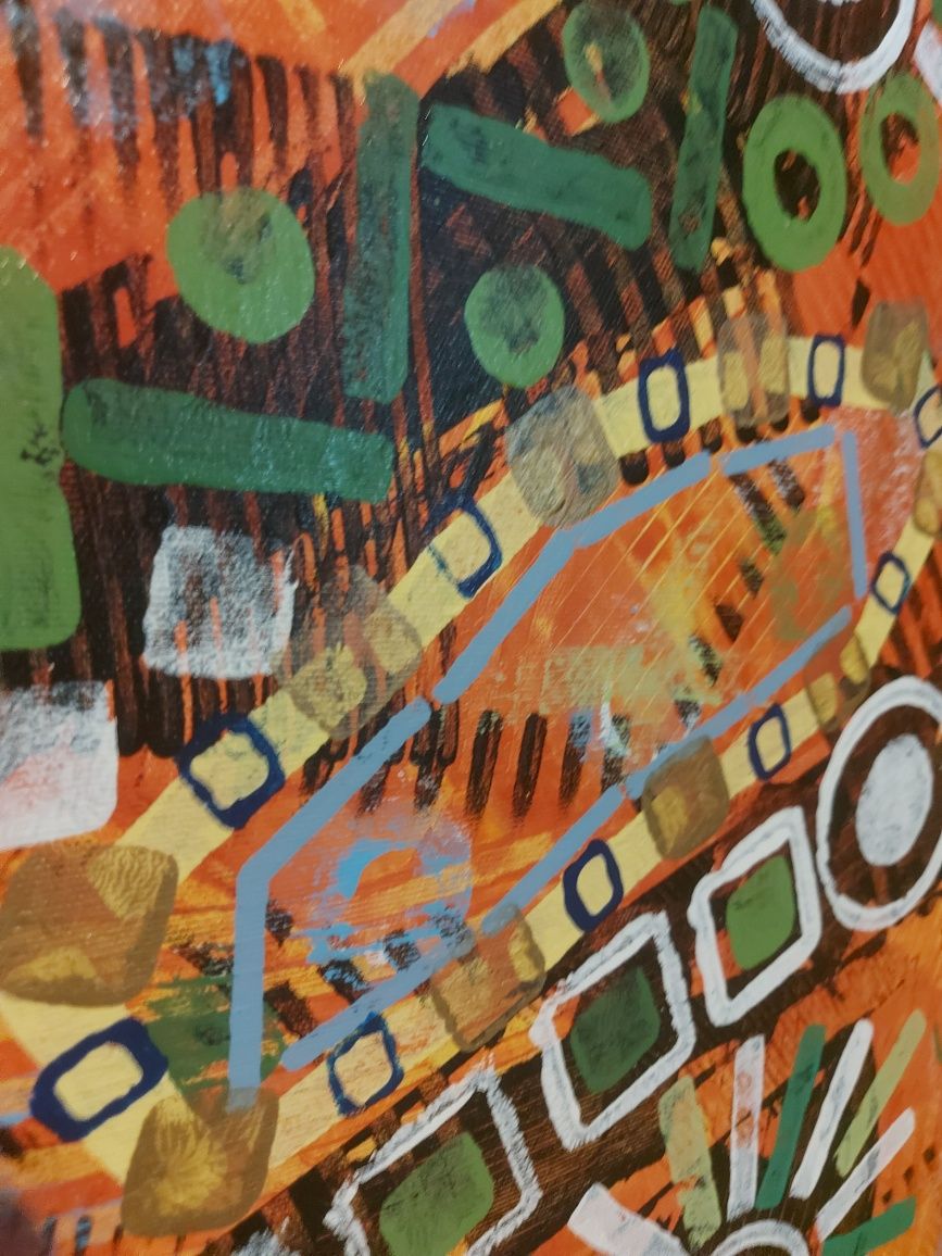 2 telas originais ACA (Angelo Calabria) 47x84cm - acrílico sobre tela