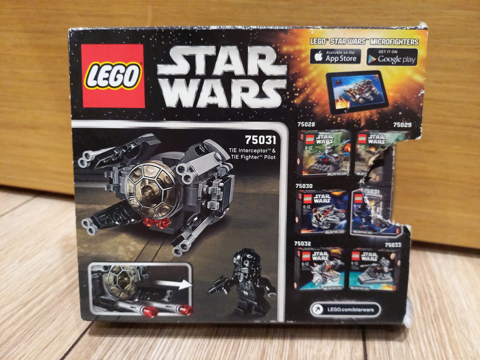 LEGO Star Wars 75031 Microfighters TIE Interceptor 2014 r 100% komplet