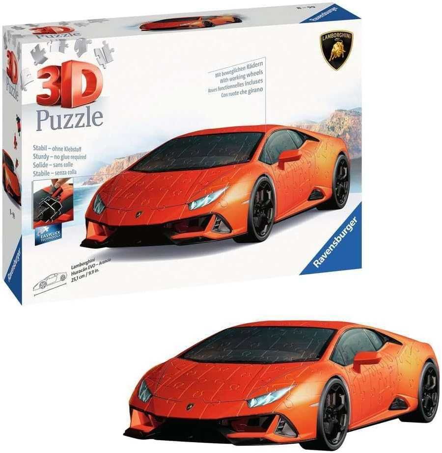 Ravensburger Puzzle 3D 11571 Lamborghini Huracan Evo Arancio (1)