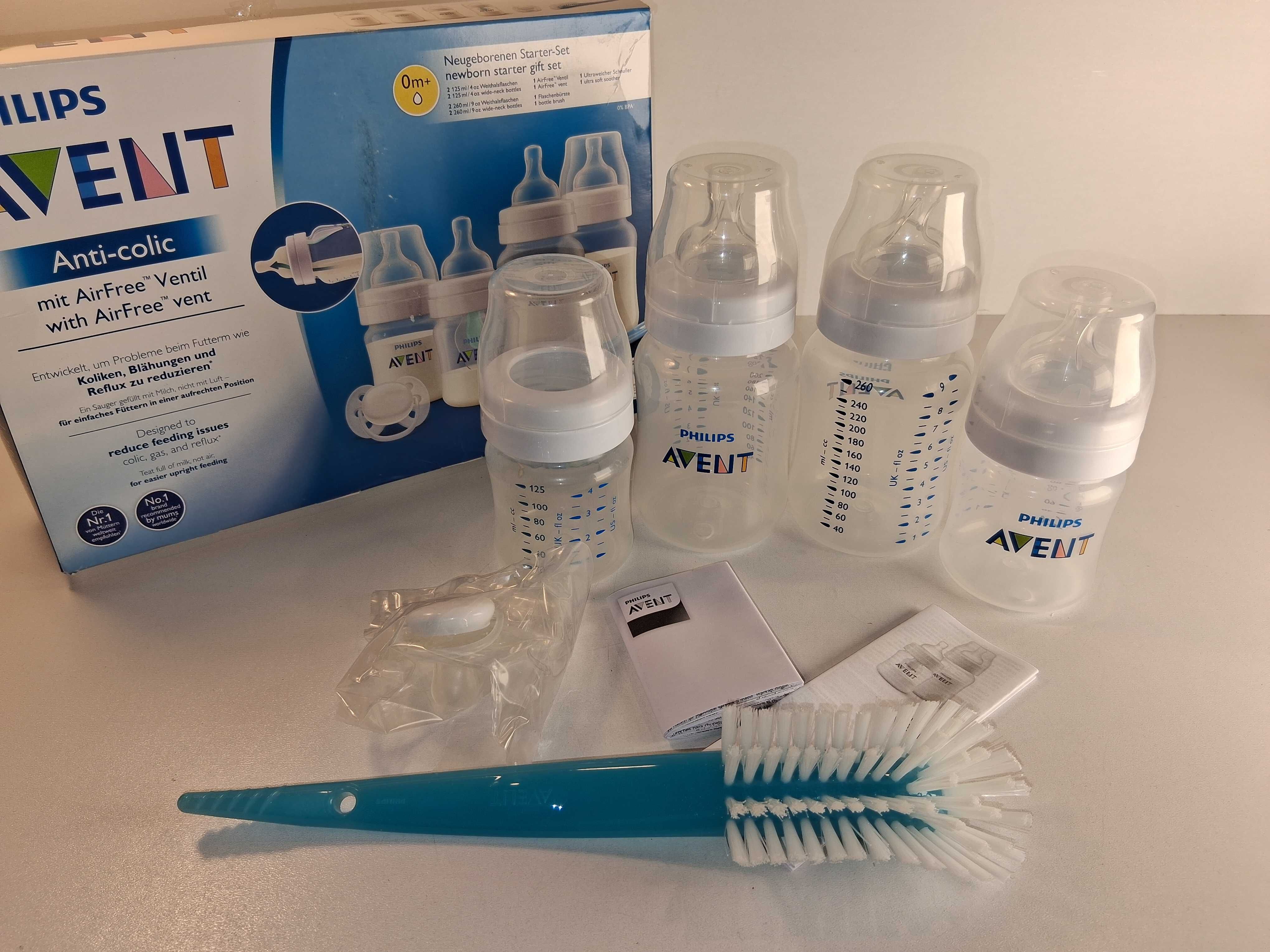 G022 Philips Avent Zestaw Startowy Butelki Antykolkowe AirFree Wentyl