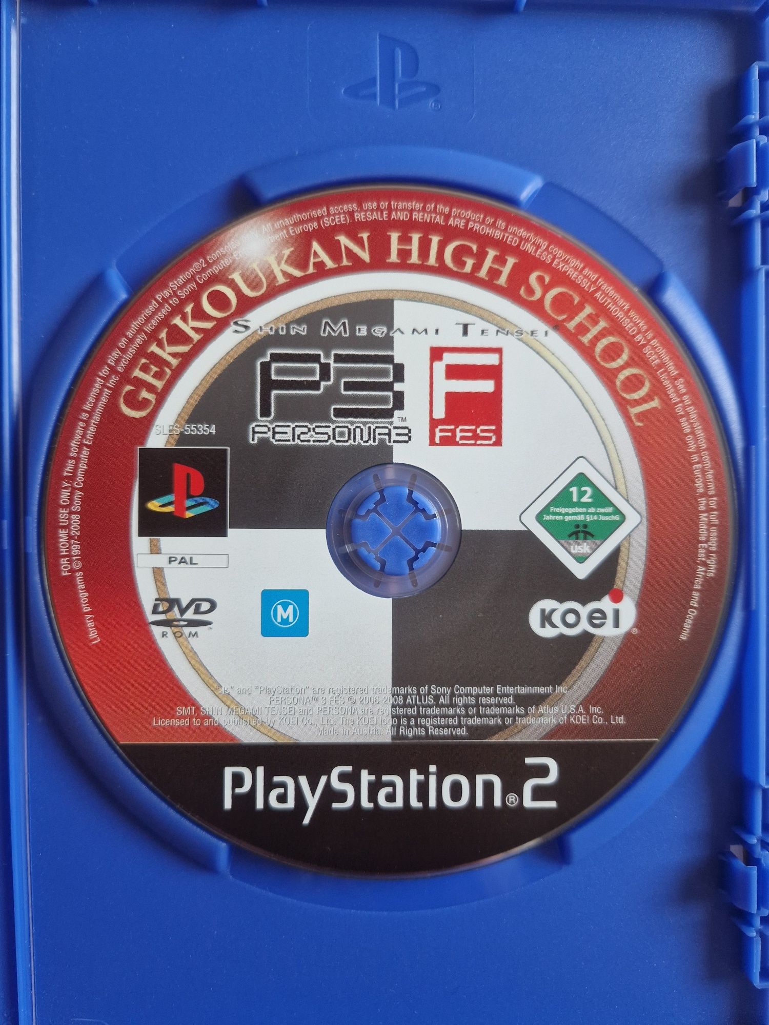 Kolekcjonerska gra Persona 3 FES na PS2 PAL, Atlus, PlayStation, 3xA
