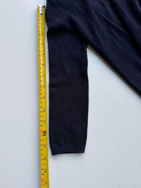 ZARA - sweterek kardigan narzutka - granatowy - roz. 116