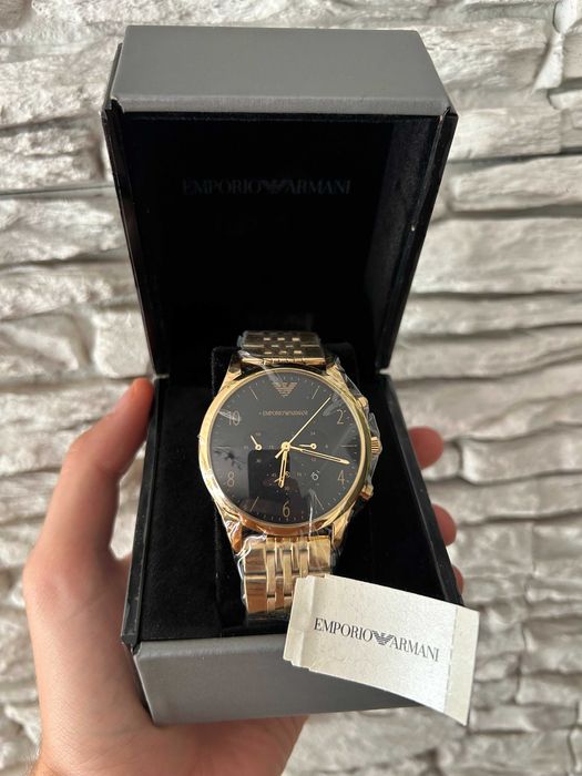 NOWY Zegarek Męski Emporio Armani Zaplombowany + Karta Gwarancyjna HIT