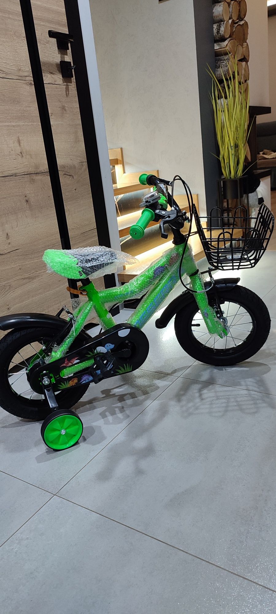 Rower 12" nowy, pełne wyposażenie, rowerek dla dziecka