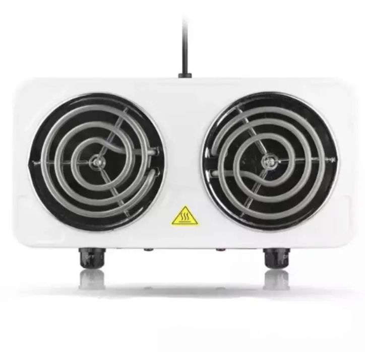 Электрическая спиральная плита двухконфорная спиральная RAF 8020B