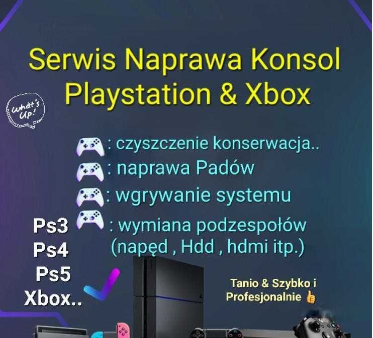 PlayStation 4 pro wymiana HDMI naprawa SERWIS KONSOL