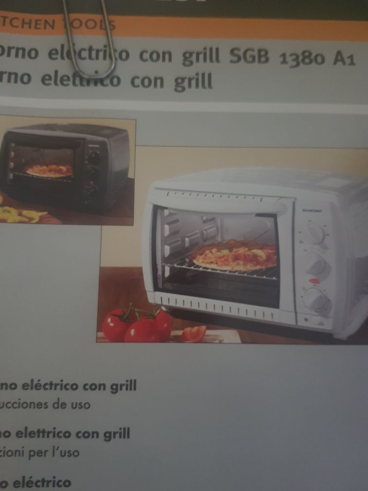 Mini forno elétrico silvercrest