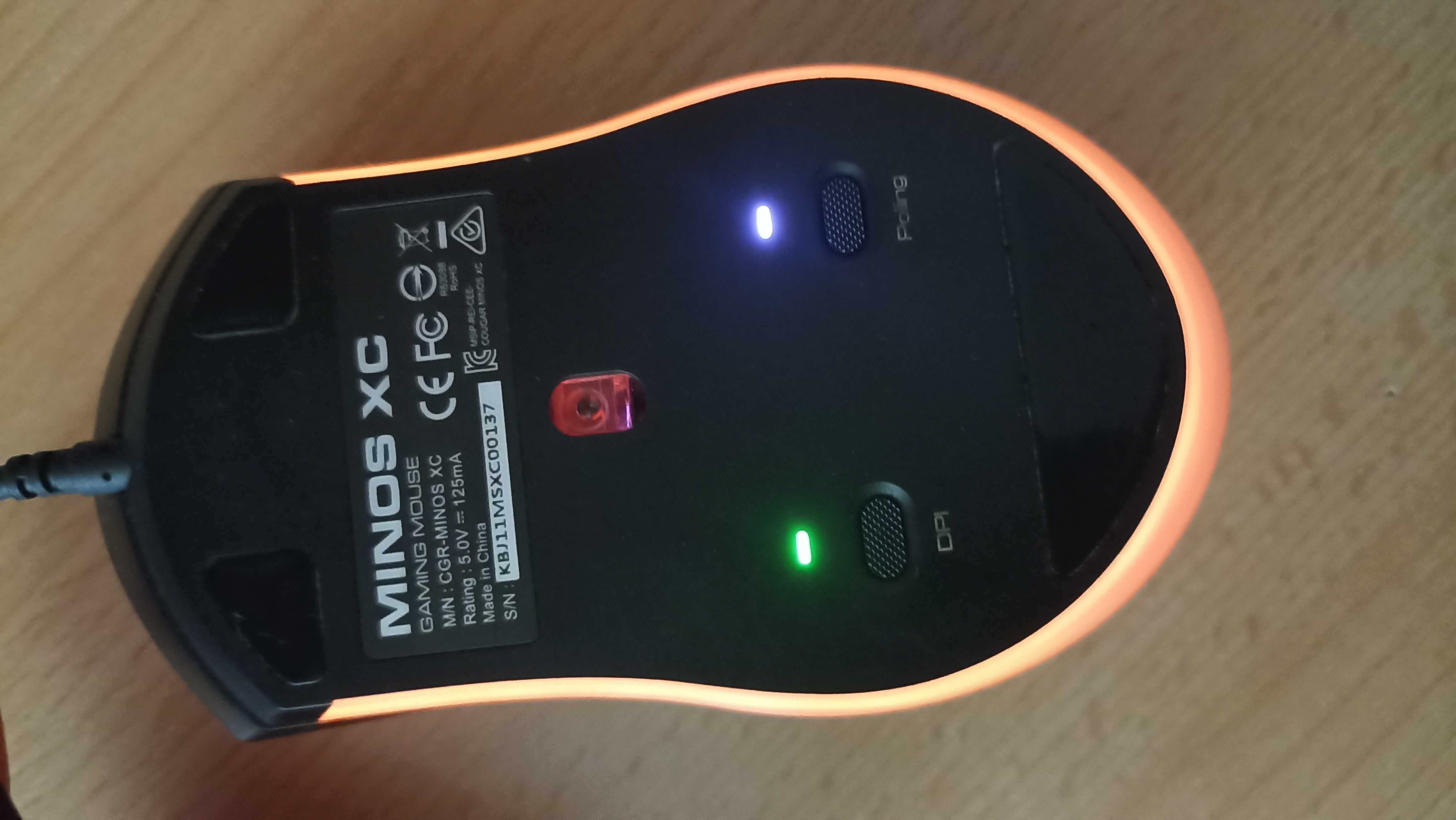 Компьютерная мишь Cougar Minos XC + Коврик