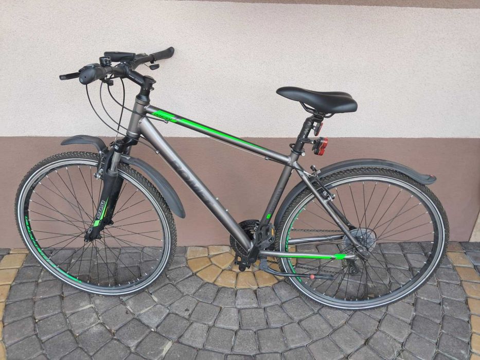 Rower męski Romet Orkan-1 cross czarno-zielony