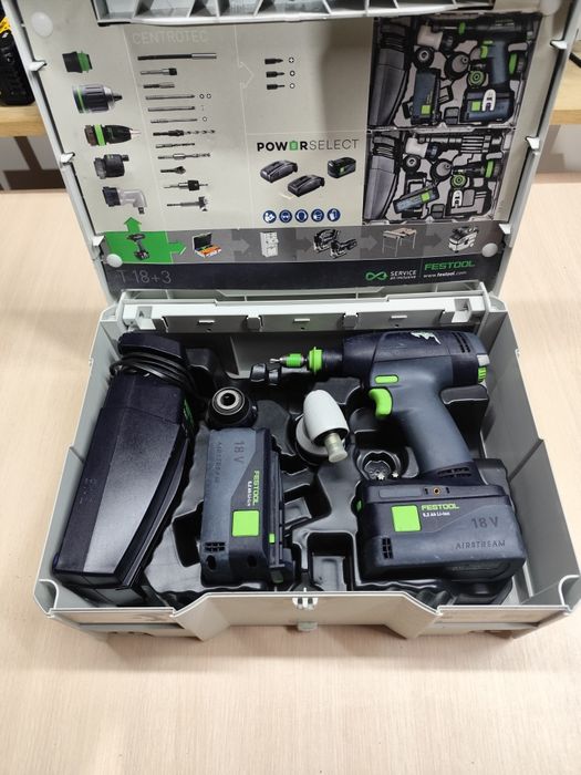 Festool T18+3 шуруповерт Фестул оригінал потужний