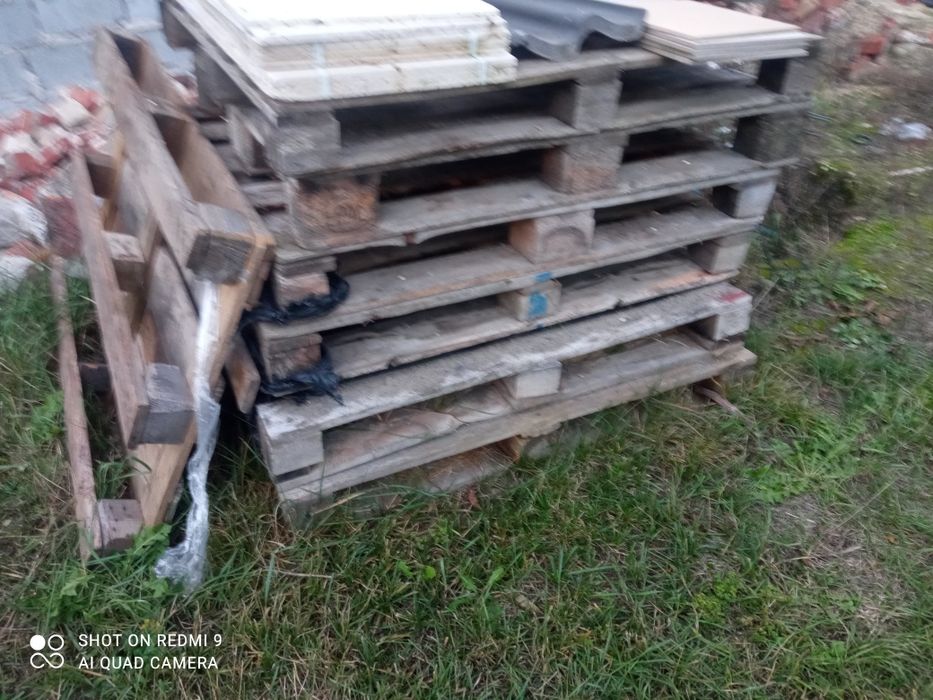 Drewno palety opał kantówki