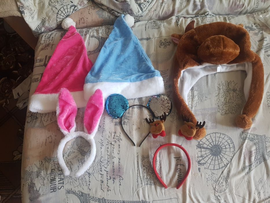 Обруч шапка ушки колпак