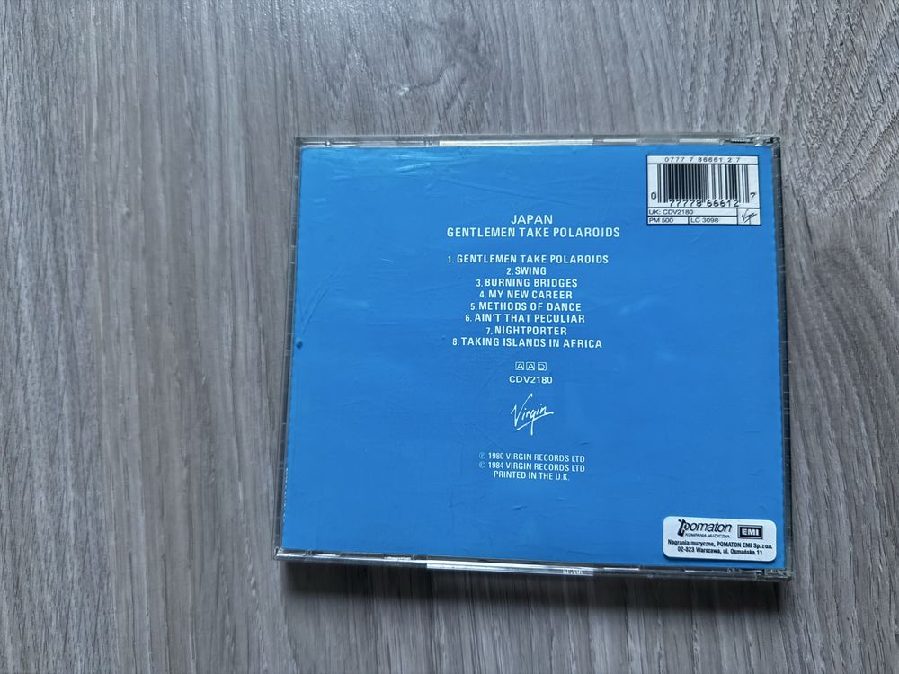 Japan - Gentlemen Take Polaroids CD autograf