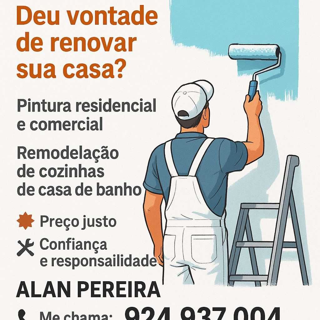 Remodelação, pintura e mais