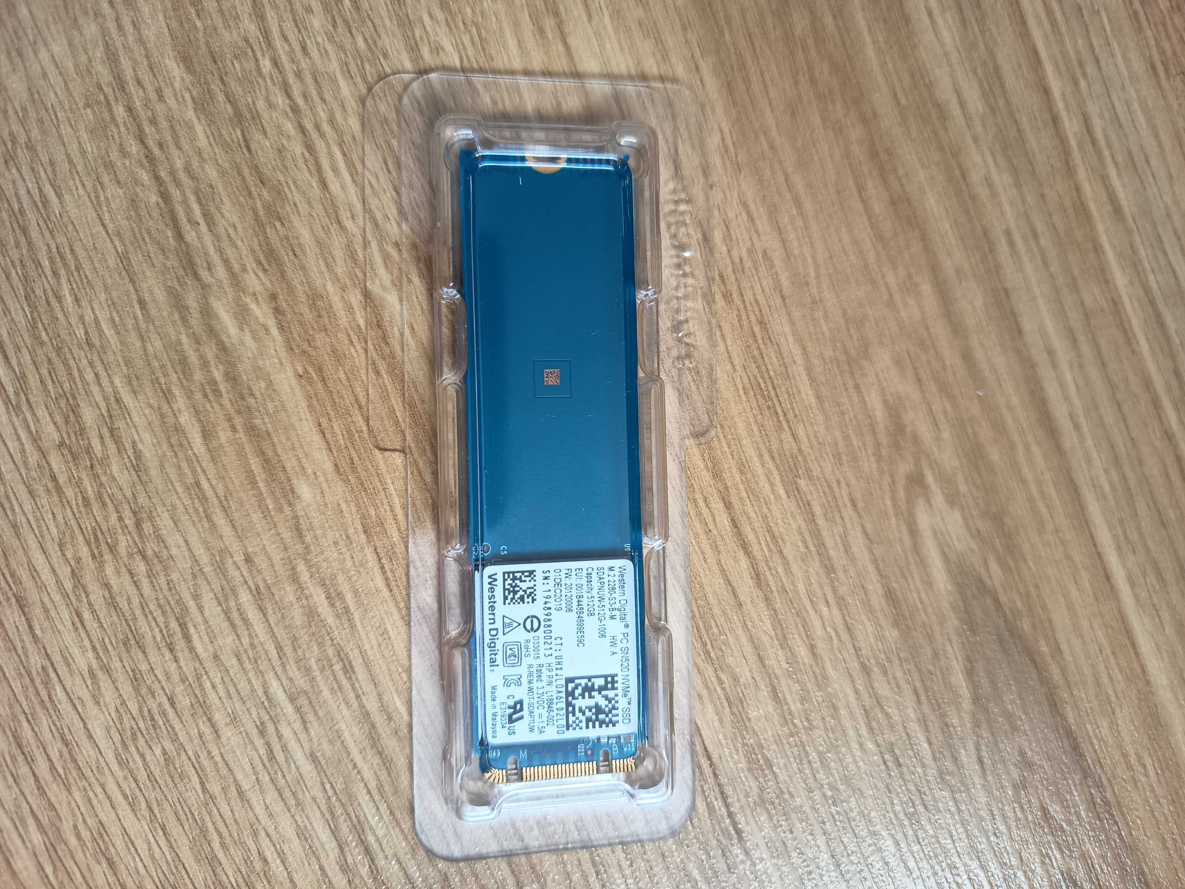Dysk SSD SN520 NVMe w wersji 512GB M.2 2280 PCI-E