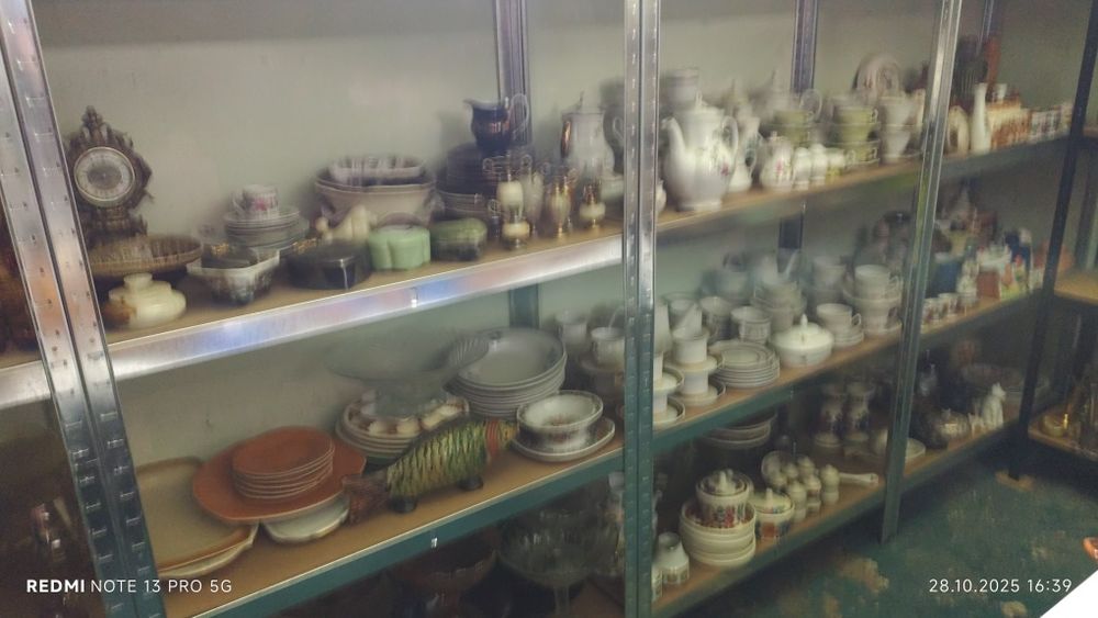 Szkło Kolorowe Kryształy Porcelana Wszystko z PRL-u