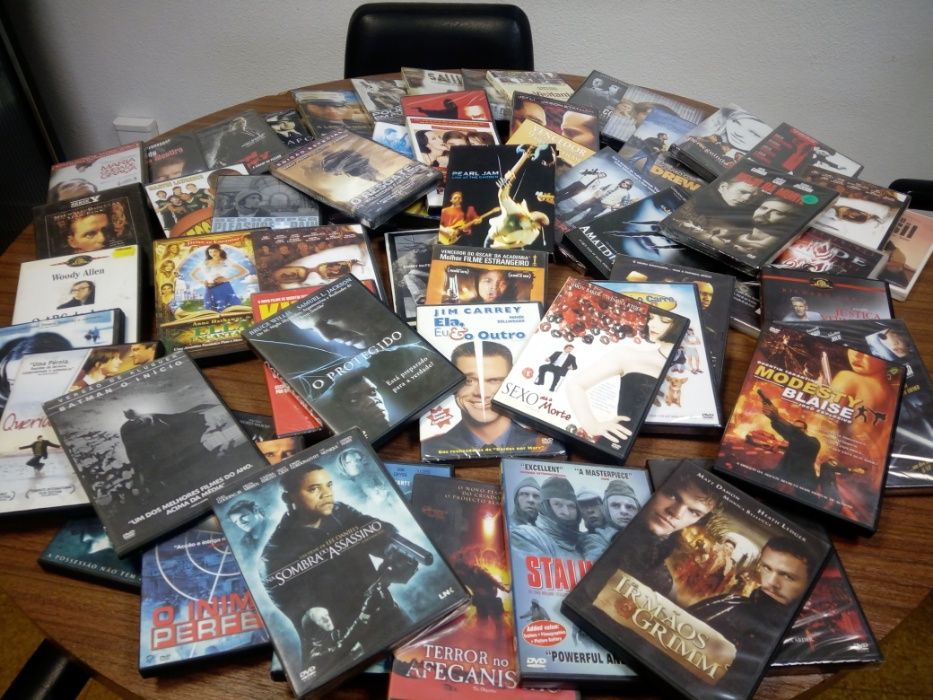 DVD novos de várias categorias.