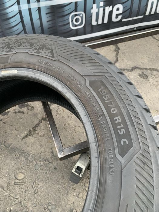 Шини 195/70 R15C Barum зима 2021 рік 6,5 ми