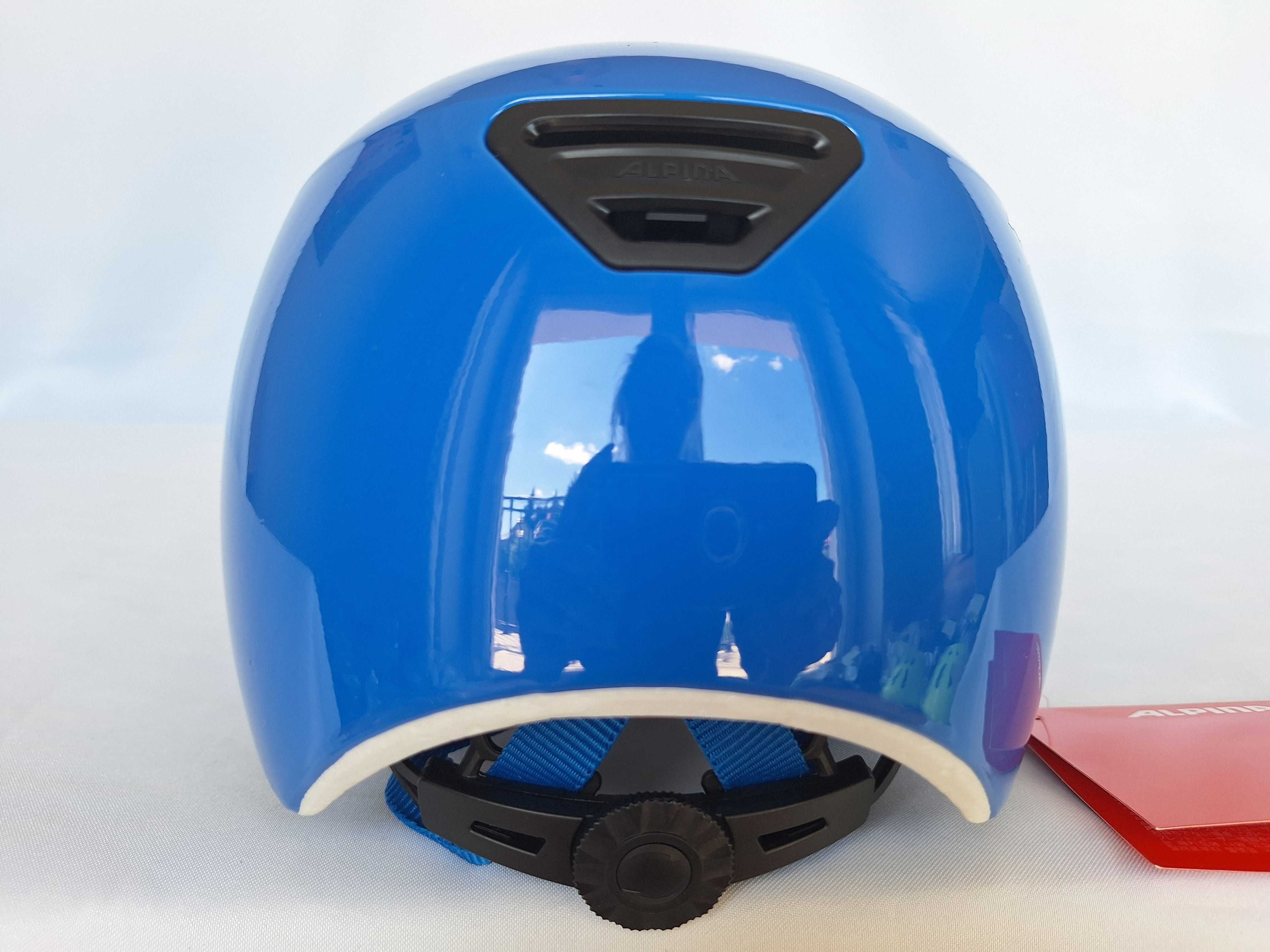 Kask rowerowy dziecięcy Alpina Hackney Blue Gloss XS/S 47-51cm