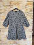 Śliczna elegancka sukienka w kwiaty Plus Size XXL 44