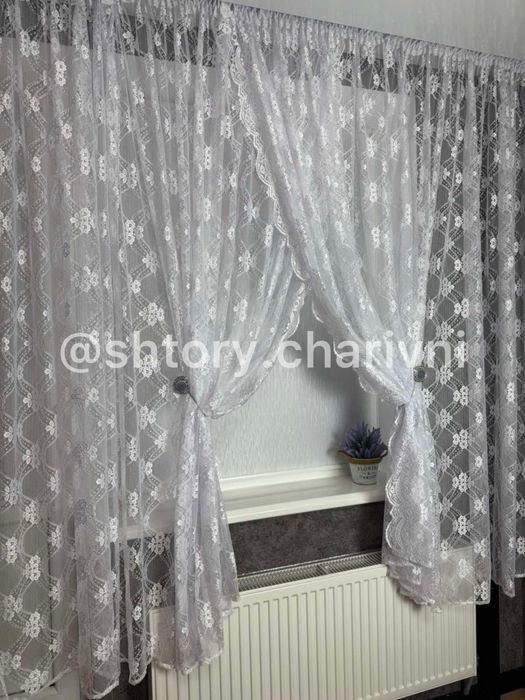 арка на кухню тюль штори готові фіранка