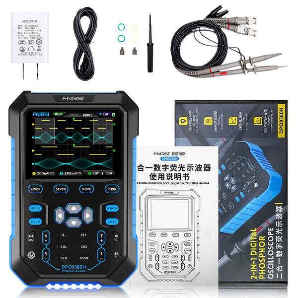 Fnirsi DSO TC3, DPOX180, 2C53T - тестер, генератор, осцилограф