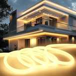 Taśma LED Neon10m KSIBNW 230V IP65 4000K elastyczna wąż świetlny