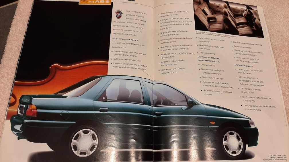 Prospekt Ford  Escort  1996