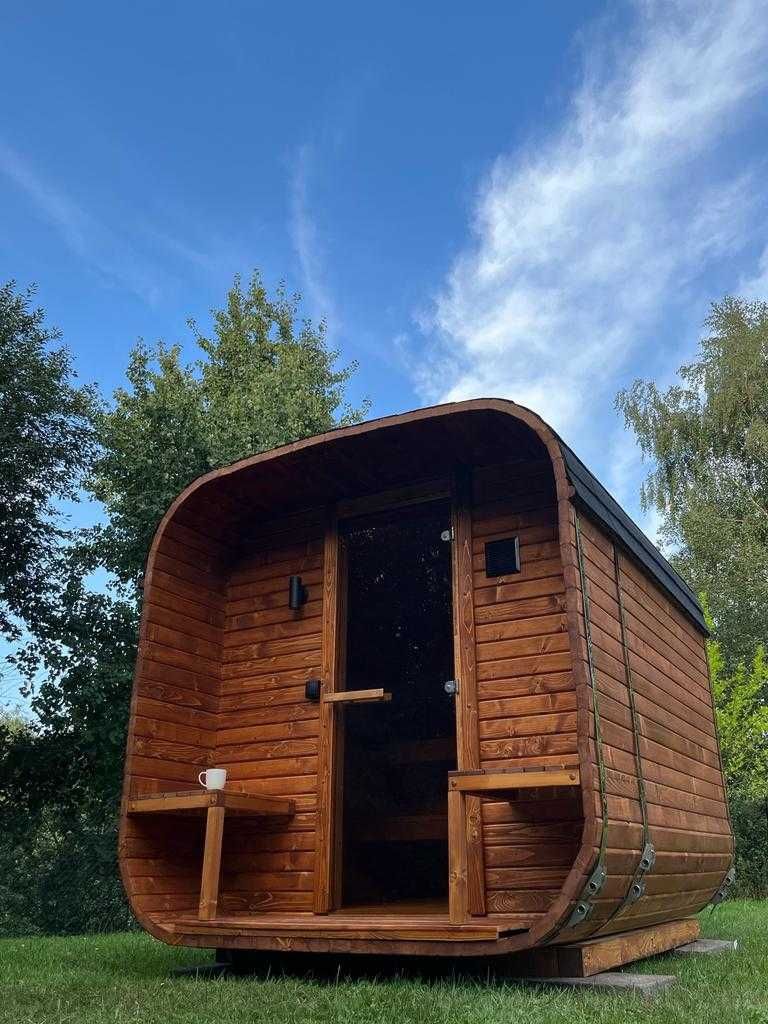 SAUNA OGRODOWA kwadro 2,2x2,2x2,5 m