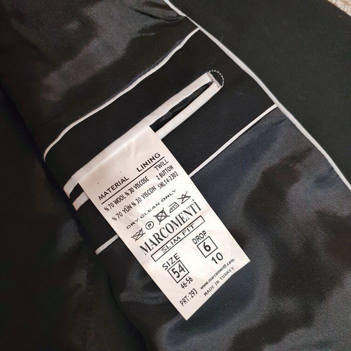 Костюм классика смокинг однобортный чёрный