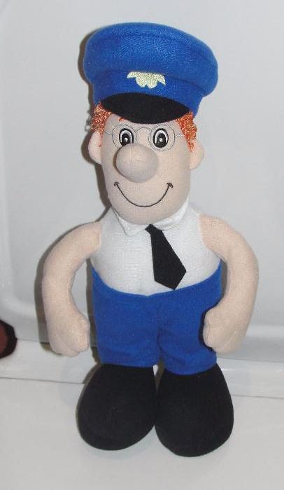 Vários bonecos peluche noddy taz carteiro Paulo obelix Leopoldina